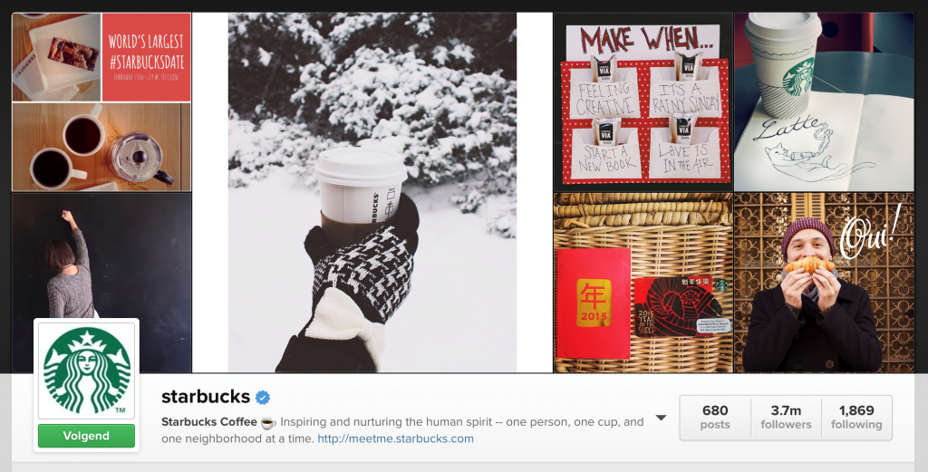 Instagram en Starbucks
